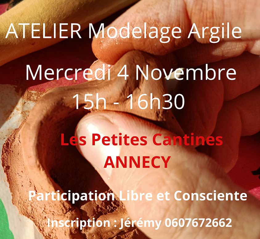 Atelier de création - modelage de l'argile intuitif